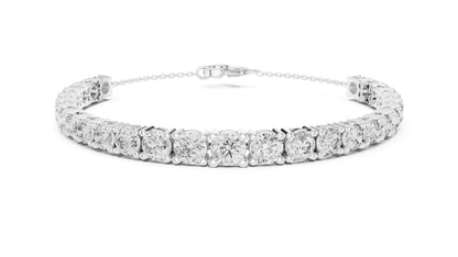 Round Tennis Lab Grown Diamond Bracelet