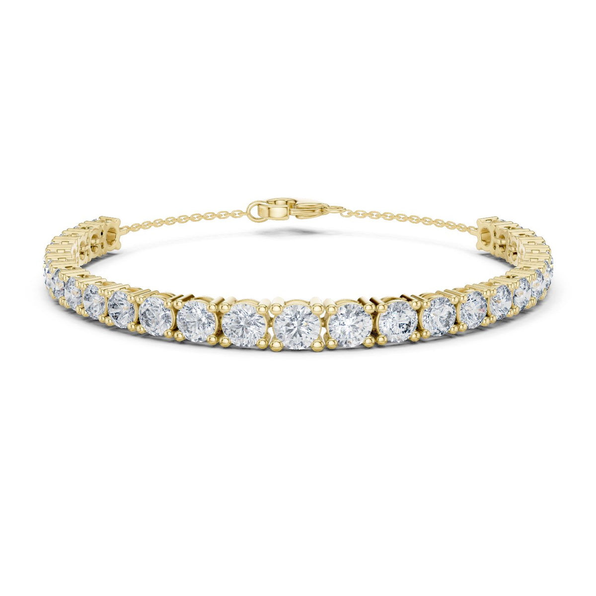 Round Tennis Lab Grown Diamond Bracelet