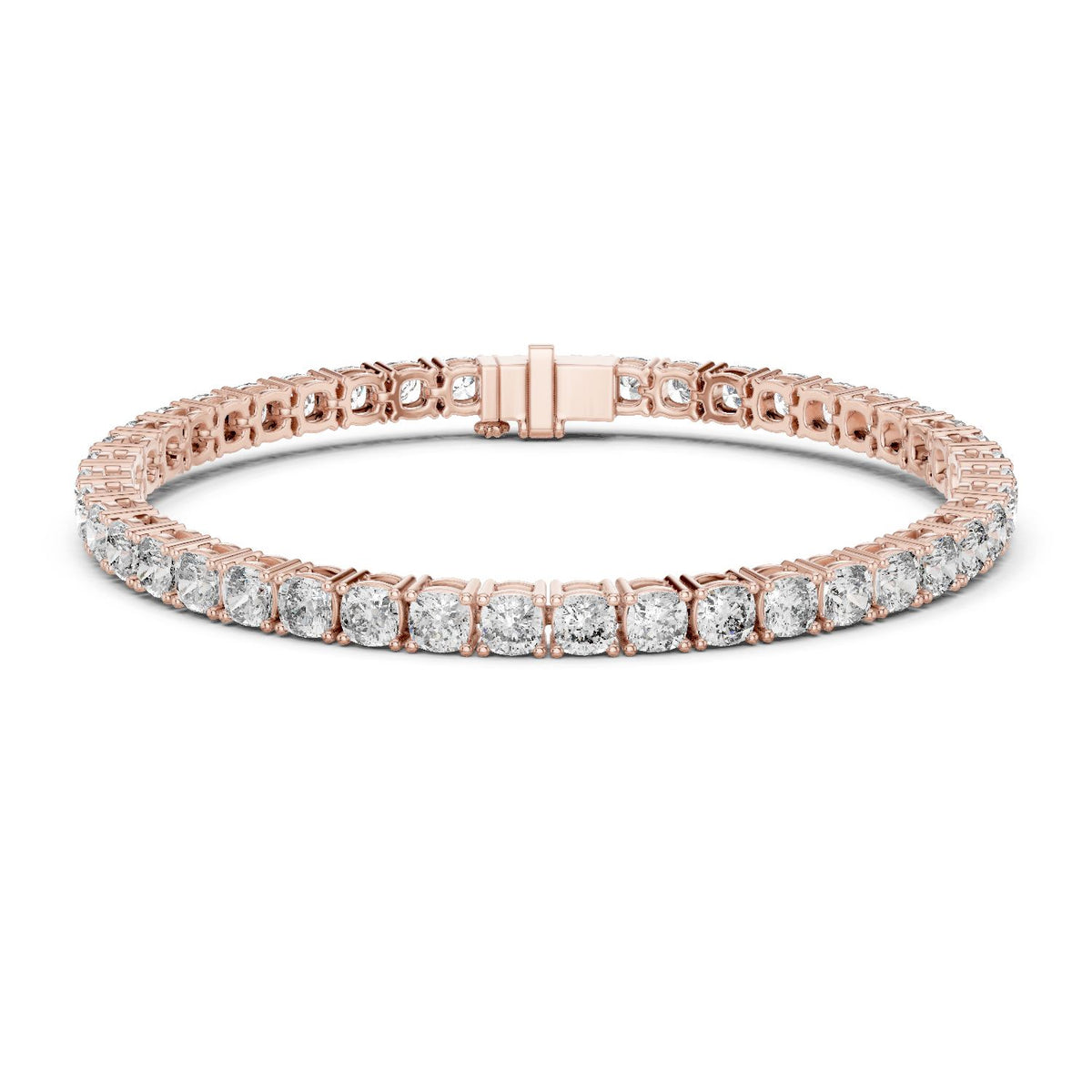 Round Tennis Lab Grown Diamond Bracelet
