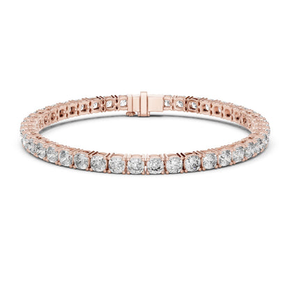 Round Tennis Lab Grown Diamond Bracelet
