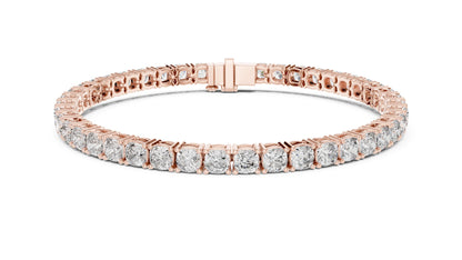 Round Tennis Lab Grown Diamond Bracelet