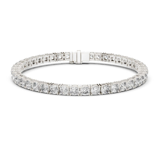 Round Tennis Lab Grown Diamond Bracelet