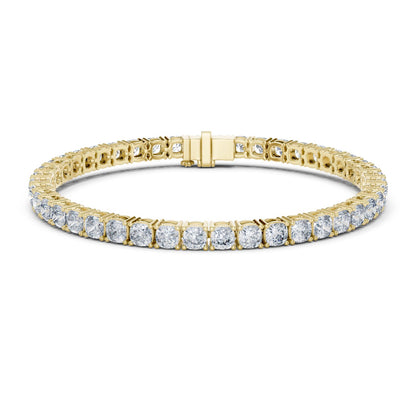 Round Tennis Lab Grown Diamond Bracelet