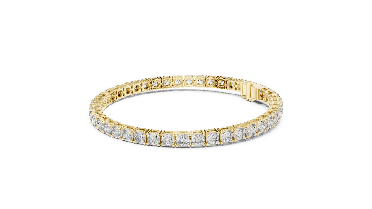 Round Tennis Lab Grown Diamond Bracelet