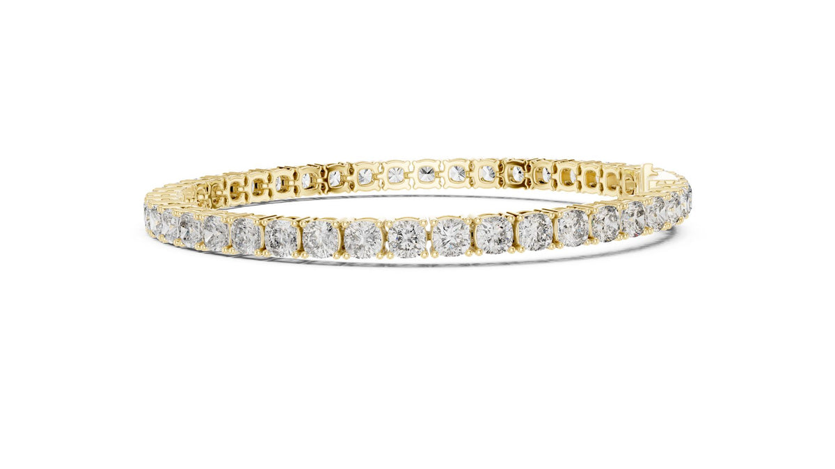 Round Tennis Lab Grown Diamond Bracelet