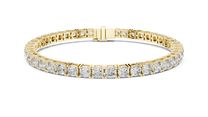 Round Tennis Lab Grown Diamond Bracelet