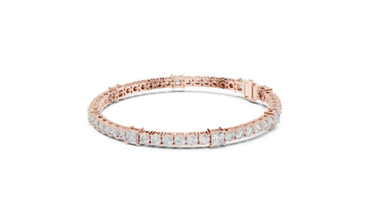Round Tennis Lab Grown Diamond Bracelet