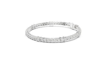 Round Tennis Lab Grown Diamond Bracelet