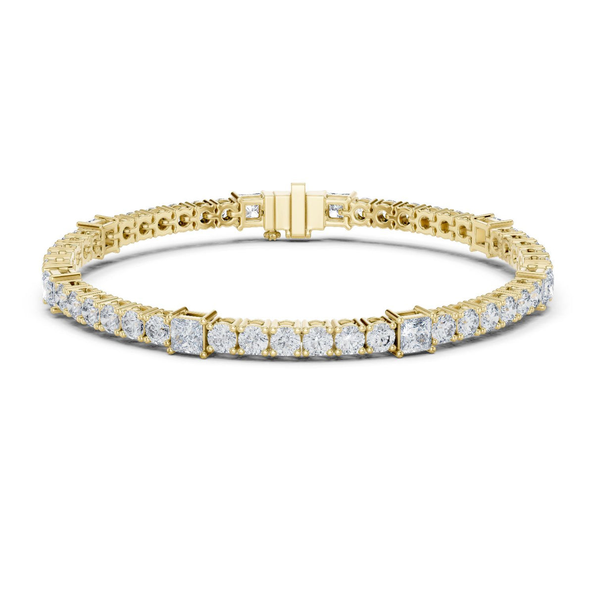 Round Tennis Lab Grown Diamond Bracelet