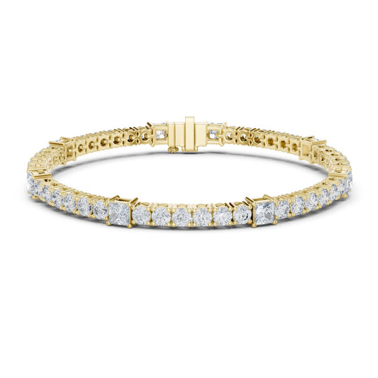 Round Tennis Lab Grown Diamond Bracelet