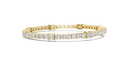 Round Tennis Lab Grown Diamond Bracelet