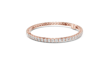 Round Tennis Lab Grown Diamond Bracelet