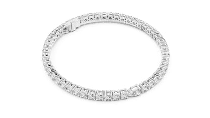 Round Tennis Lab Grown Diamond Bracelet