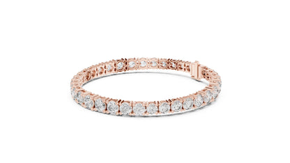 Round Tennis Lab Grown Diamond Bracelet