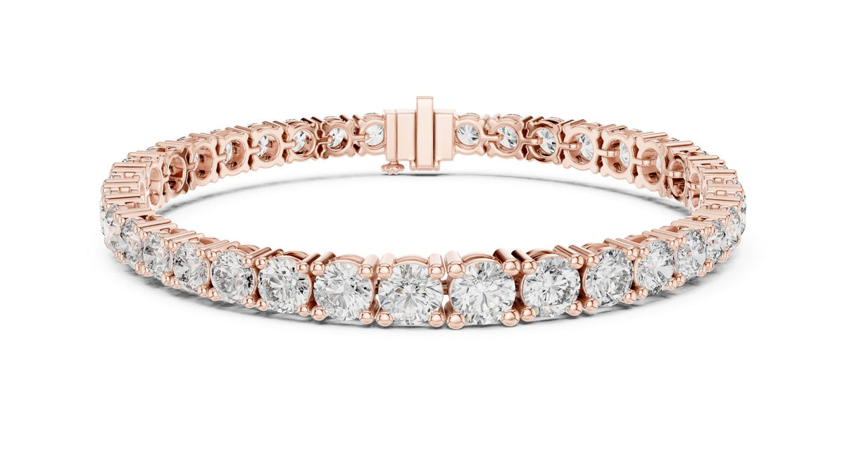 Round Tennis Lab Grown Diamond Bracelet