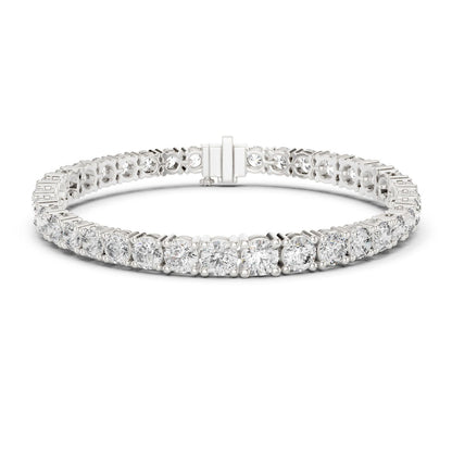 Round Tennis Lab Grown Diamond Bracelet