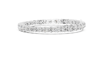 Round Tennis Lab Grown Diamond Bracelet