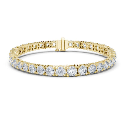 Round Tennis Lab Grown Diamond Bracelet