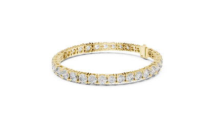 Round Tennis Lab Grown Diamond Bracelet
