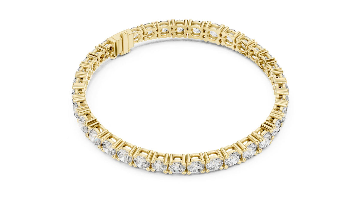 Round Tennis Lab Grown Diamond Bracelet