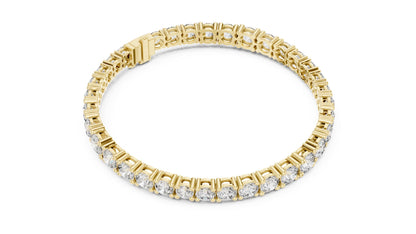 Round Tennis Lab Grown Diamond Bracelet