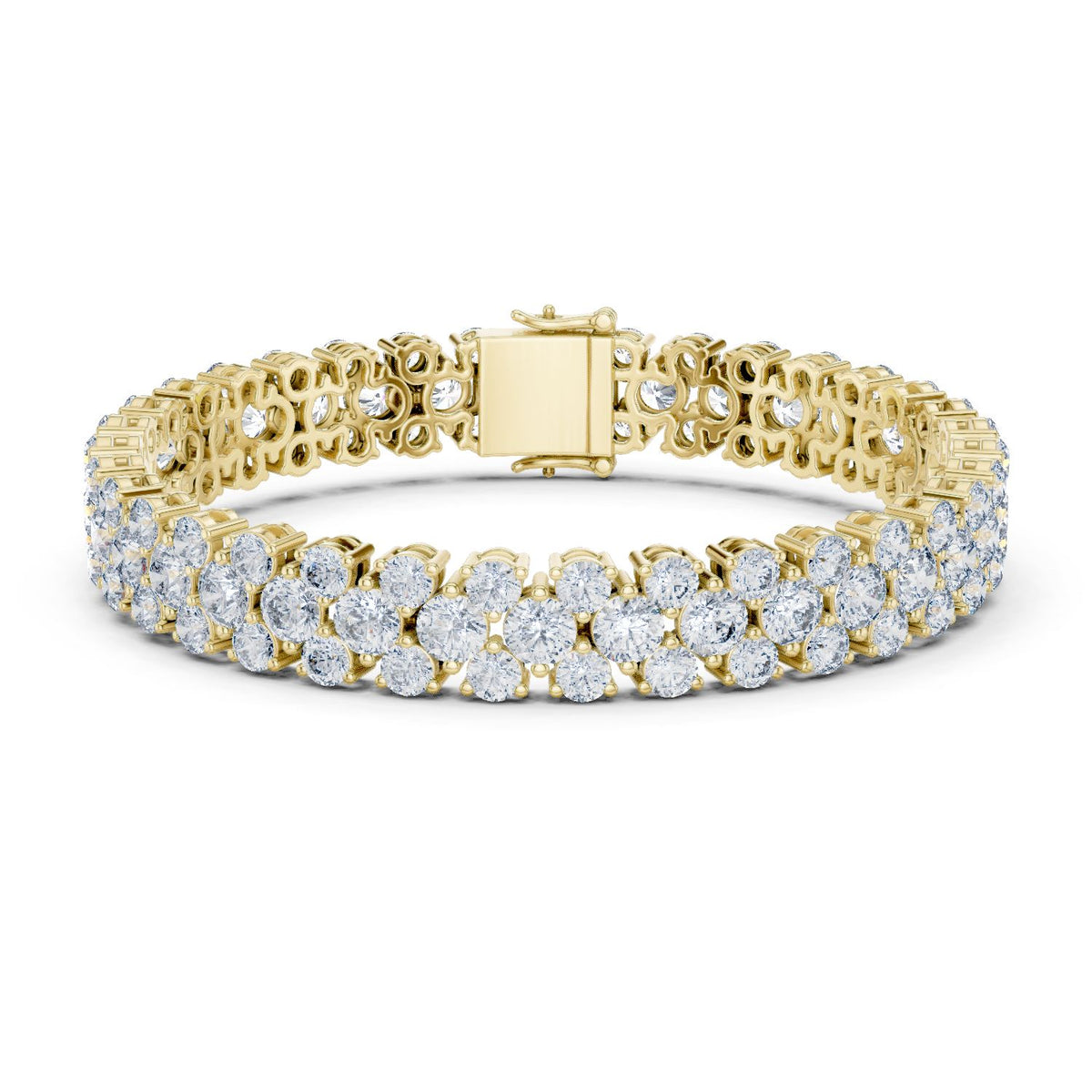 Round Tennis Lab Grown Diamond Bracelet