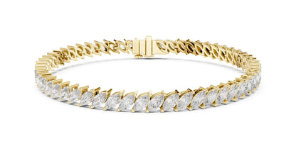 Marquise Tennis Lab Grown Diamond Bracelet