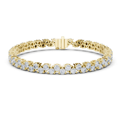 Round Tennis Lab Grown Diamond Bracelet