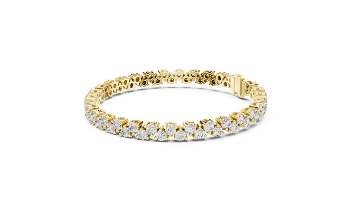 Round Tennis Lab Grown Diamond Bracelet