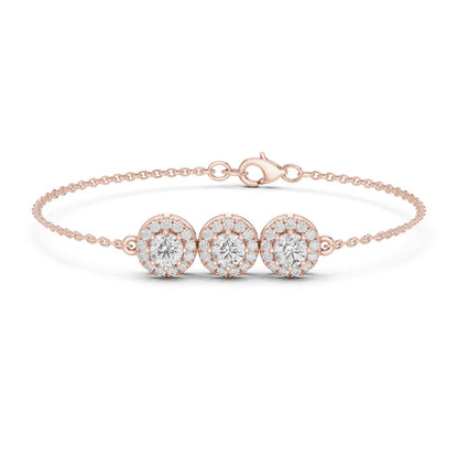 Round Chain Lab Grown Diamond Bracelet