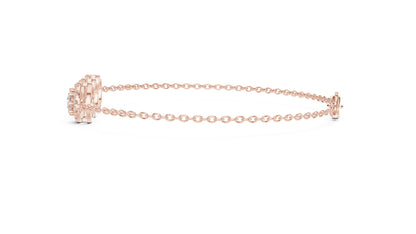 Round Chain Lab Grown Diamond Bracelet