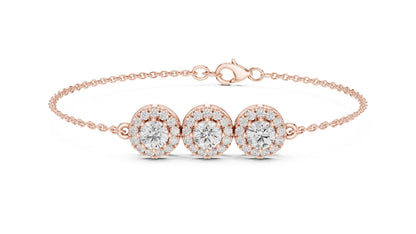 Round Chain Lab Grown Diamond Bracelet