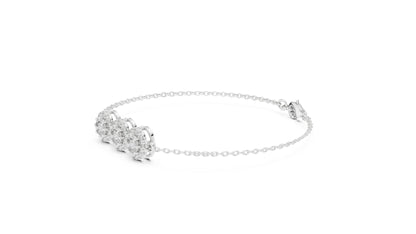 Round Chain Lab Grown Diamond Bracelet