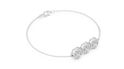 Round Chain Lab Grown Diamond Bracelet