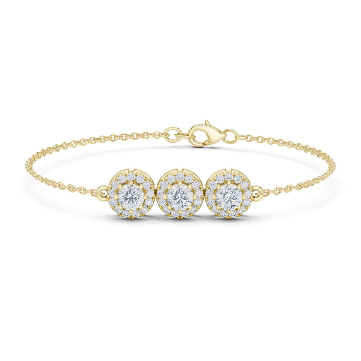 Round Chain Lab Grown Diamond Bracelet