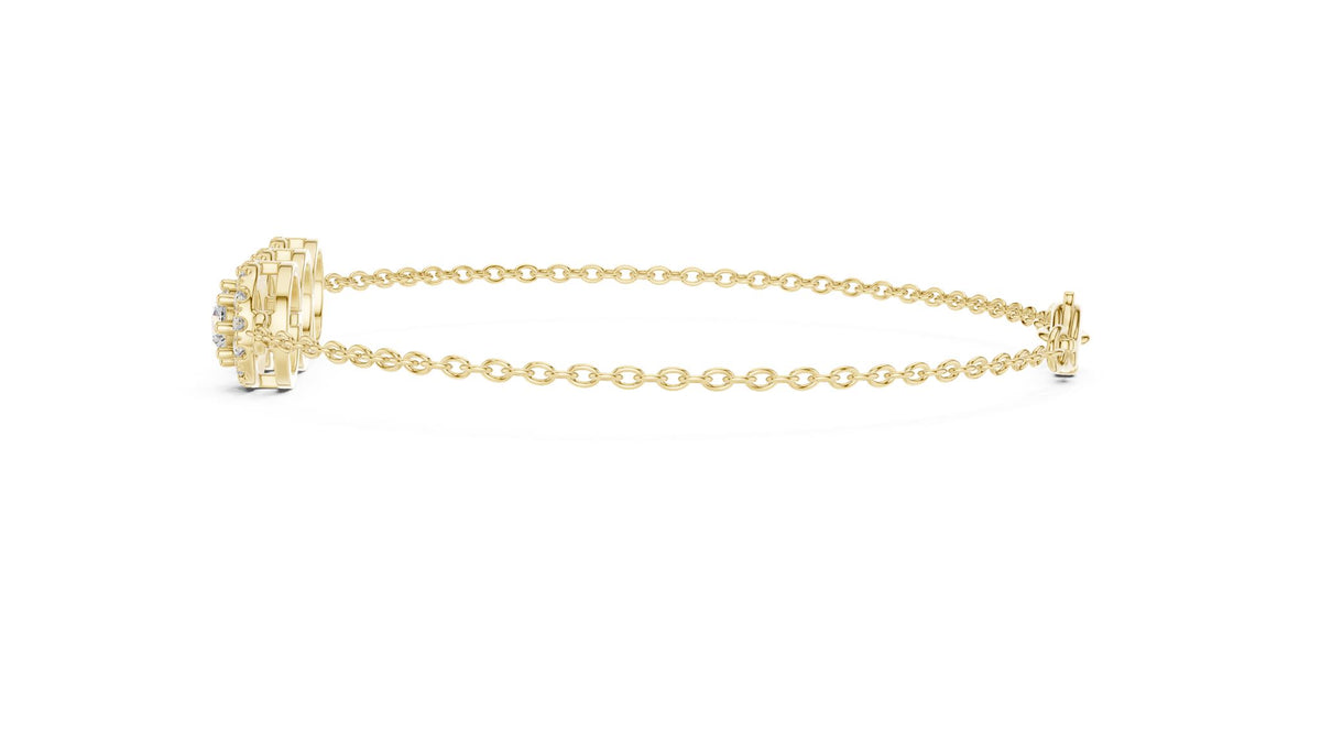 Round Chain Lab Grown Diamond Bracelet