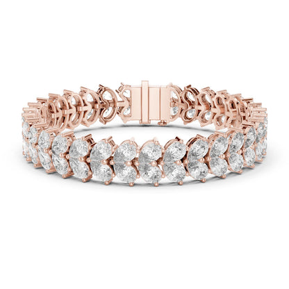 Oval Tennis Lab Grown Diamond Bracelet