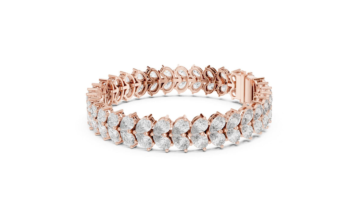 Oval Tennis Lab Grown Diamond Bracelet