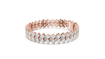 Oval Tennis Lab Grown Diamond Bracelet