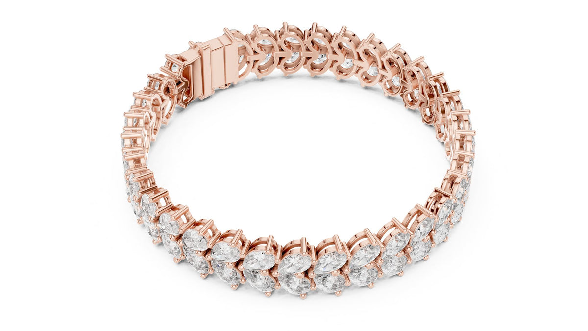 Oval Tennis Lab Grown Diamond Bracelet