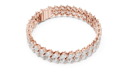 Oval Tennis Lab Grown Diamond Bracelet