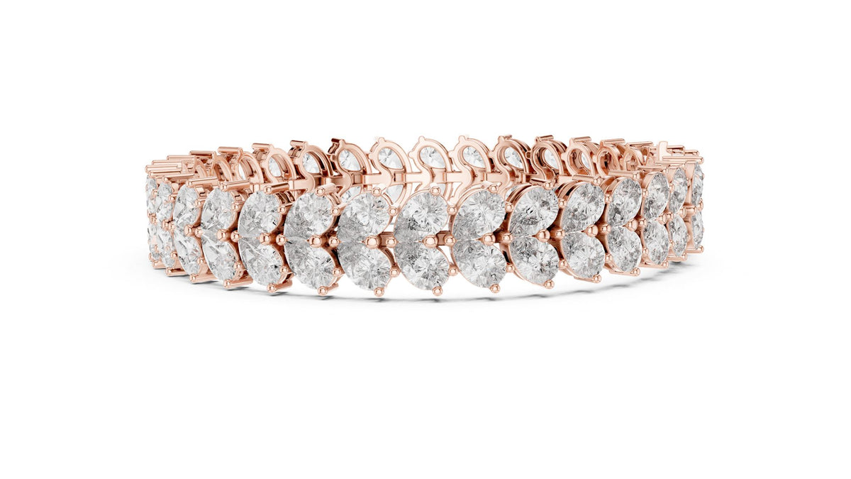 Oval Tennis Lab Grown Diamond Bracelet