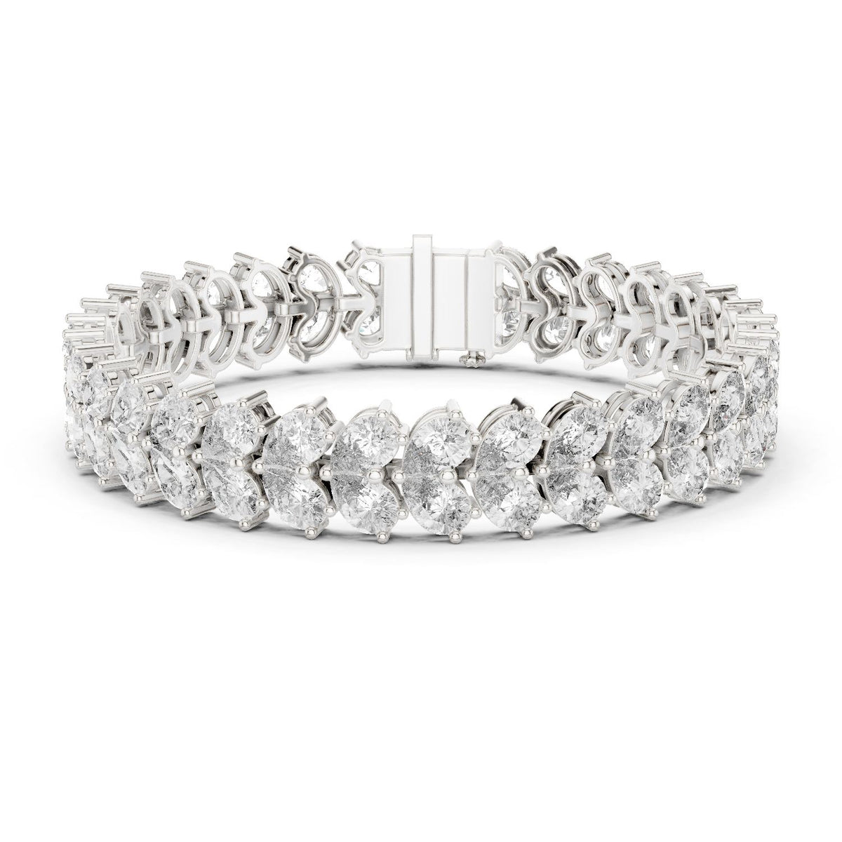 Oval Tennis Lab Grown Diamond Bracelet