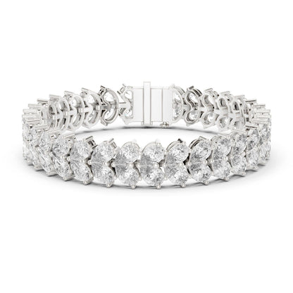 Oval Tennis Lab Grown Diamond Bracelet