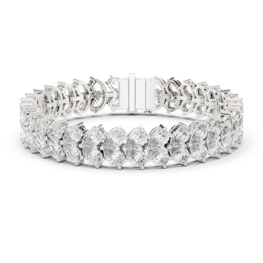 Oval Tennis Lab Grown Diamond Bracelet