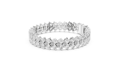 Oval Tennis Lab Grown Diamond Bracelet