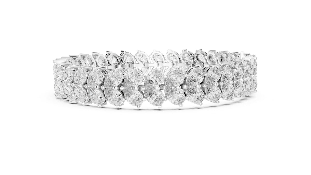 Oval Tennis Lab Grown Diamond Bracelet