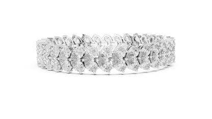 Oval Tennis Lab Grown Diamond Bracelet