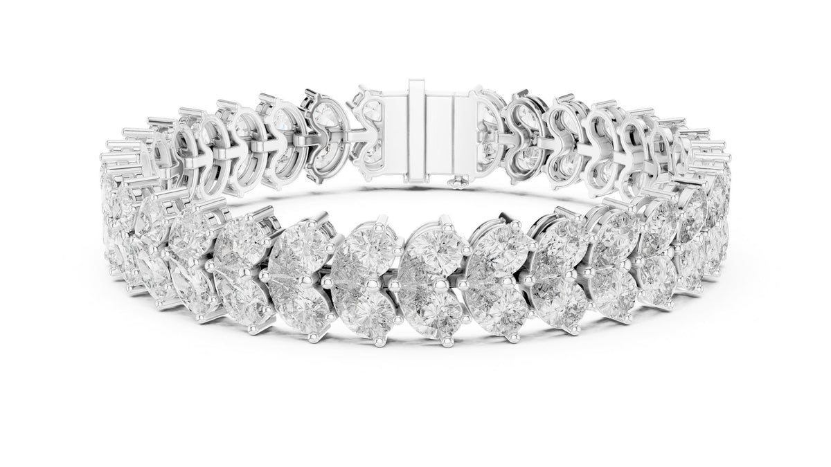 Oval Tennis Lab Grown Diamond Bracelet