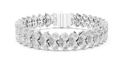 Oval Tennis Lab Grown Diamond Bracelet